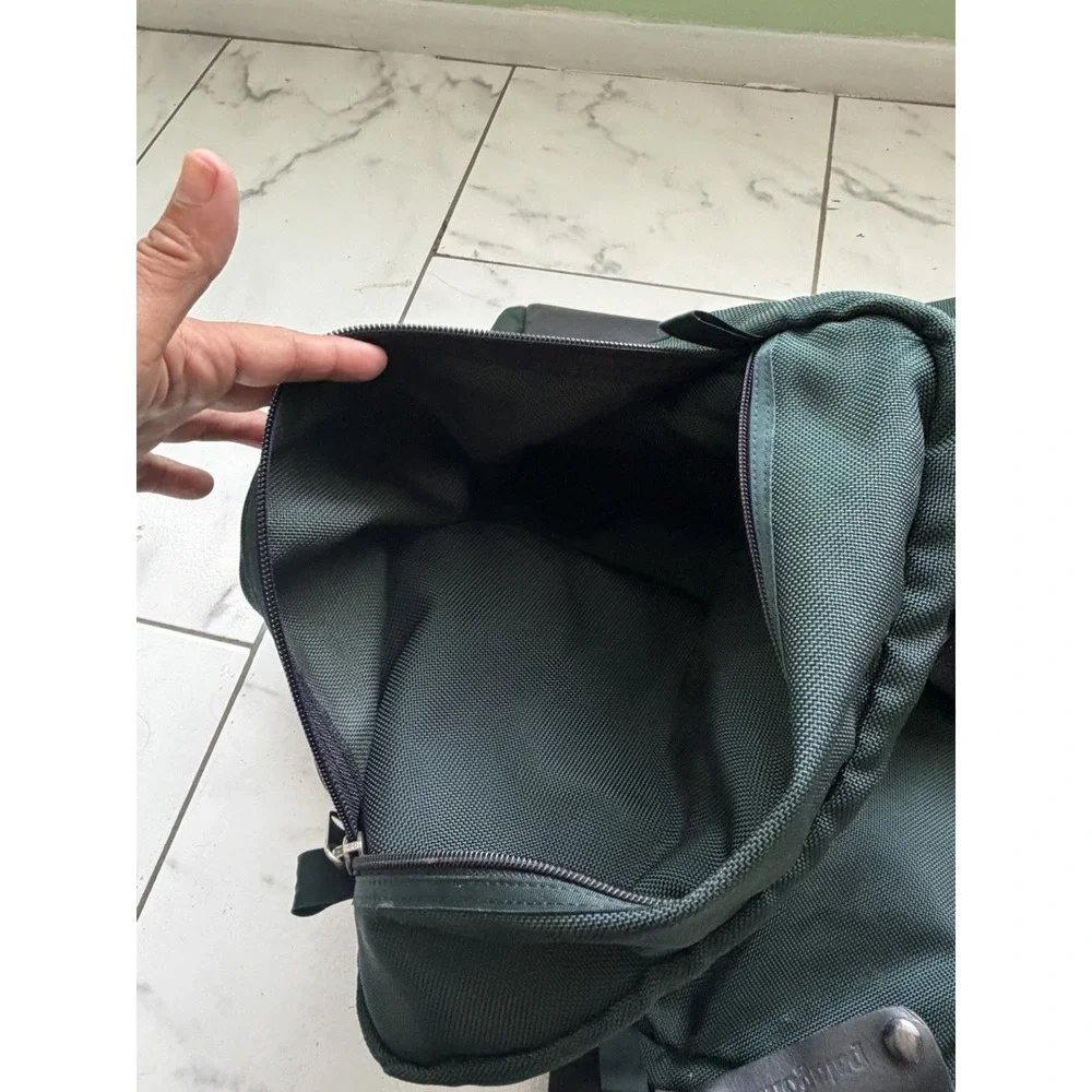 Vintage Patagonia Duffel Bag Green 90s Y2K Travel Luggage USA MADE Travel Gear